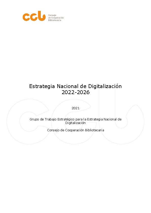 Estrategia Nacional de Digitalización (2022-26) en TEXTOS 